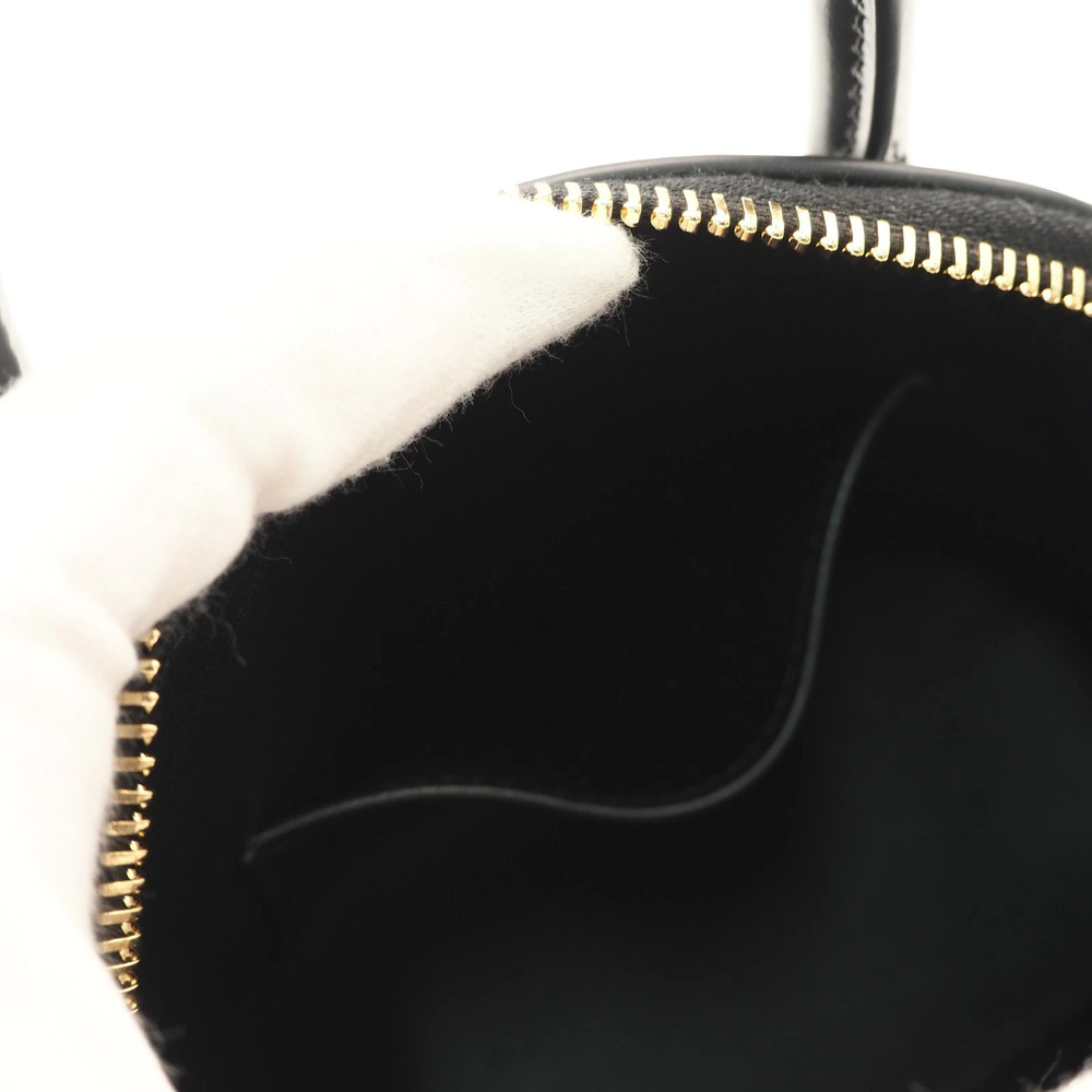 Celine Onorin Calf Leather Lambskin Shoulder Bag Black - Picture 14 of 16